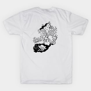 cute creature with egg under tree T-Shirt